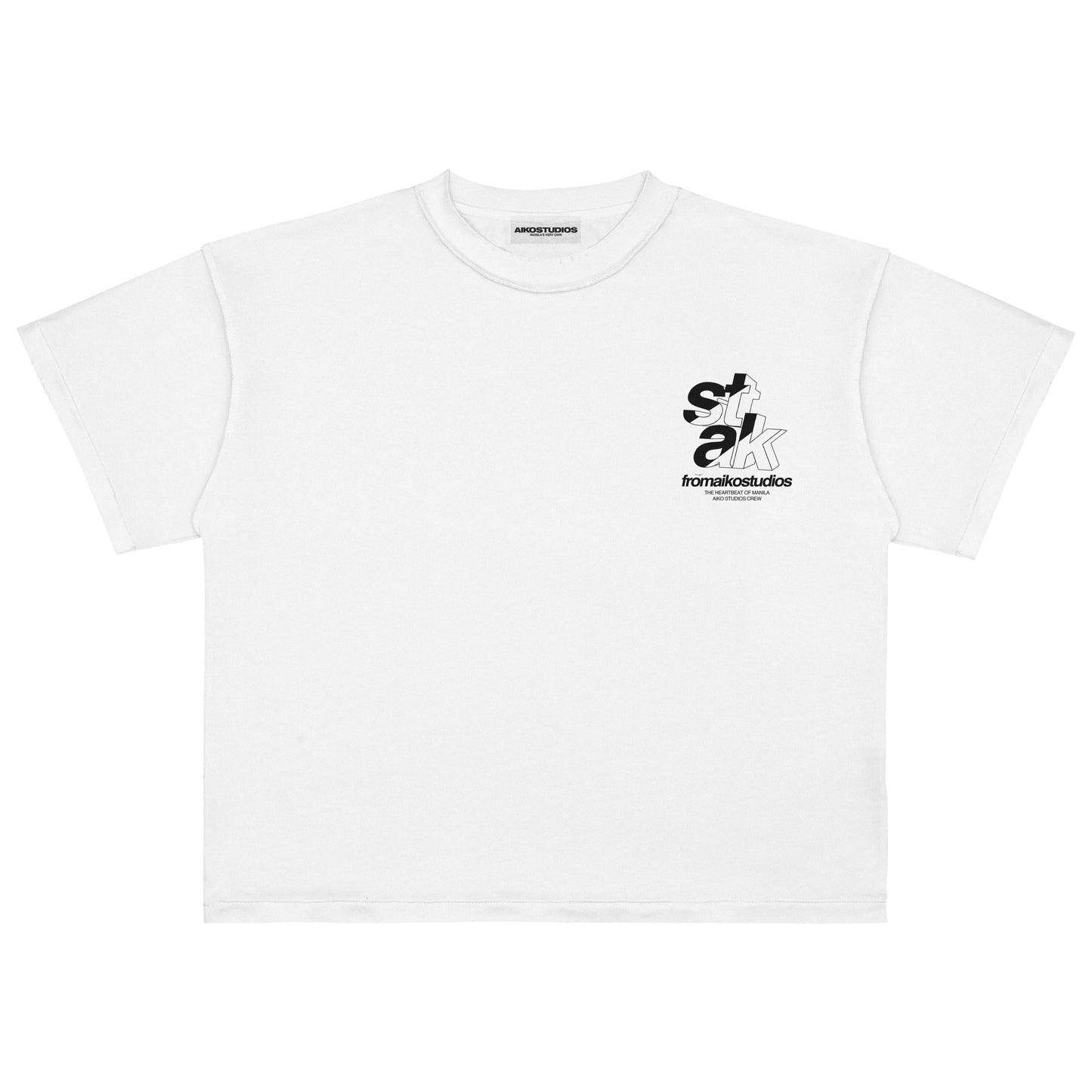 AIKO WHITE YIN-YANG TEE