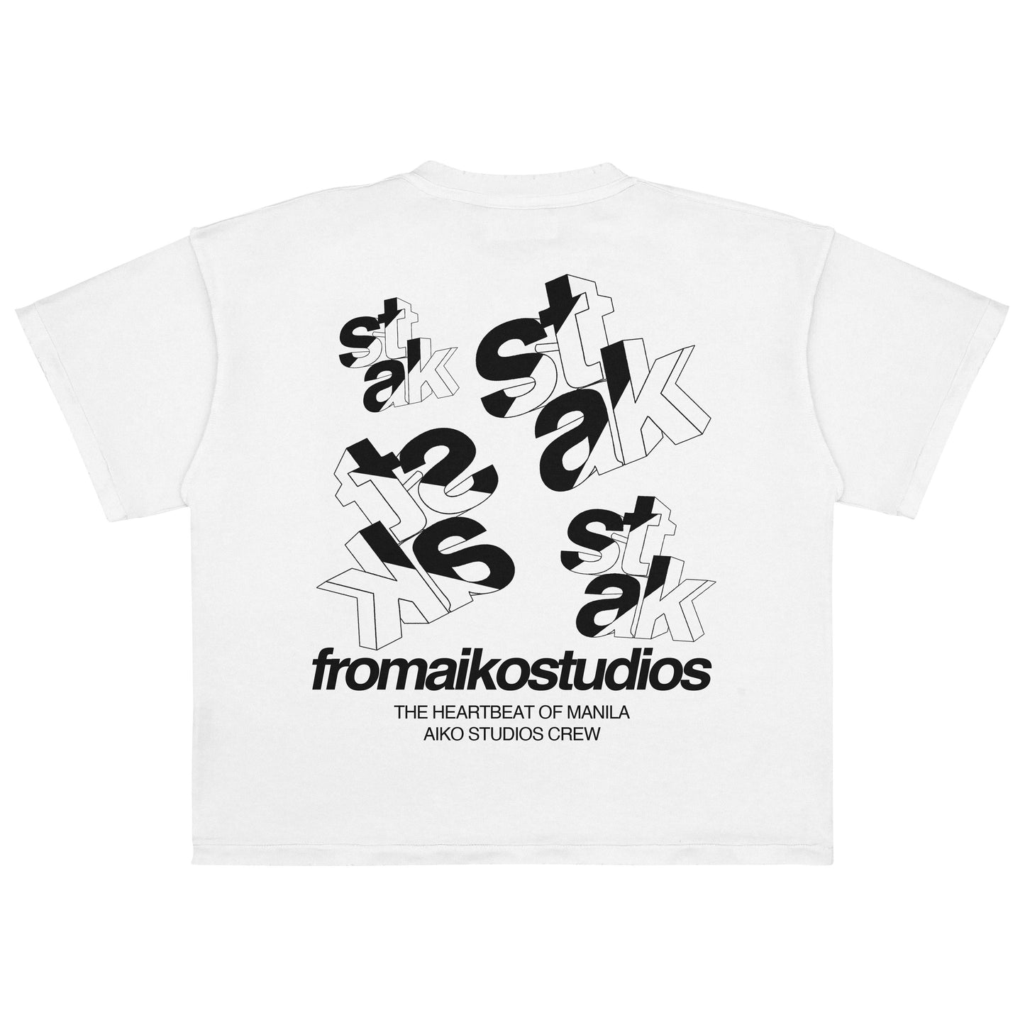 AIKO WHITE YIN-YANG TEE