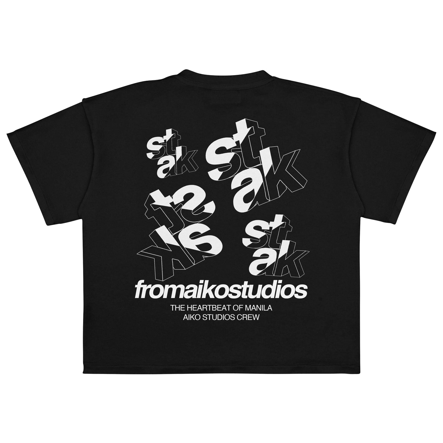 AIKO BLACK YIN-YANG TEE