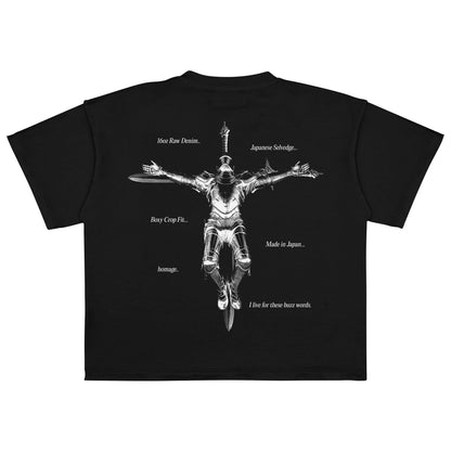 AIKO HOMAGE BLACK TEE